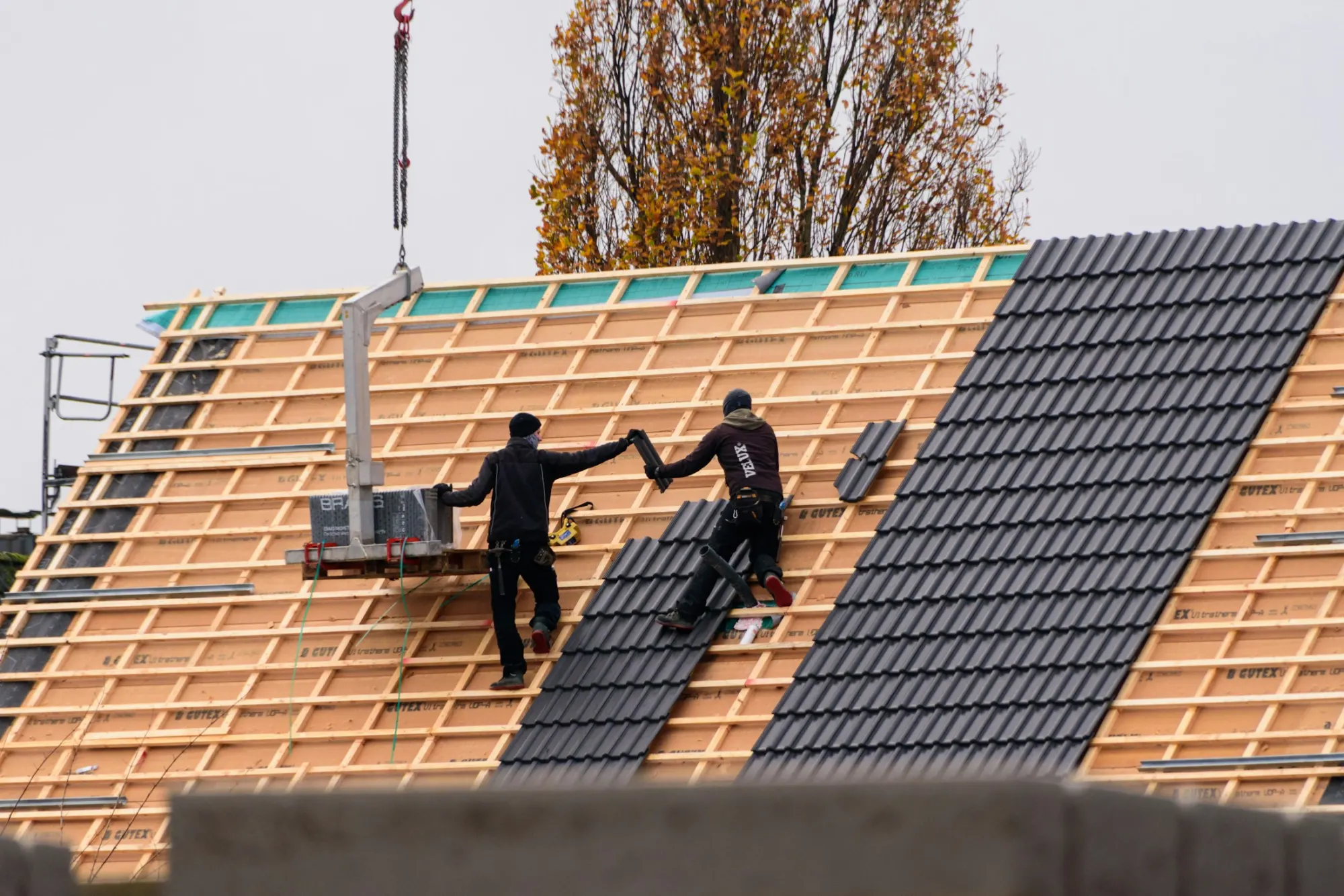 Bluebird Roofing roofing company website preview
